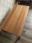 Danish Teak Vintage Coffee Table Made In Denmark Mid Century Modern 48   x 25   vtg