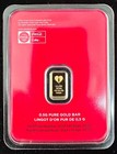 Coca-cola Valentine s Day Pamp Suisse  5 Gram Gold Bar Special Carded Assay 1 2g