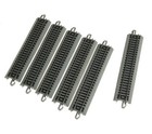 Bachmann Trains - Snap-fit E-z Track 5    Straight Track  6 card  - Nickel Silv   