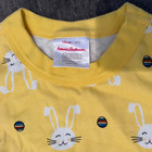 Hanna Andersson Organic Yellow Easter Bunny Egg Long John Pajamas Size 5t 110
