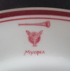 1951 Souvenir Jackson China Plate Myopia Hunt Club South Hamilton Massachusetts