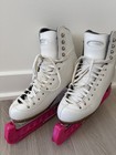 Riedell Women s Figure Ice Skates Ultima Aspire Xp Blade White Used Once Sz 6
