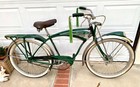 Rare 1950 Original Paint Green Phantom Deluxe Survivor All Extras Usa Antique