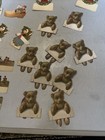 50 German Dutch Accordion Die Cut Bears    Wonderful Vintage Paper Cut Out Toys 