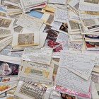 Huge Lot Of 300  Vintage Handwritten Recipe Cards   Cutouts Dessert Sweets A