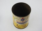 Vintage Colonial Stores Hawaiian Pineapple Tin Can Atlanta Georgia Grocery Adve