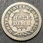 1853-o Seated Liberty Silver Half Dime Arrows 0 9 Fine New Orleans Mint