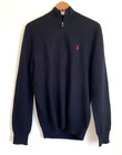 Nwt Men s Polo Ralph Lauren Half Zip Pima Cotton Knit Sweater Sz M