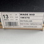 Vintage Converse Wade Mid White Silver Basketball Men s Shoes Size 13