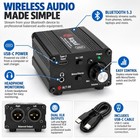 Kopul Bluetooth Audio Direct Box 2-channel Dual Xlr Outputs Usb-c For Pa Mixers