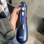 Waterpik Water Flosser Cordless Advanced 2 0 - Blue - Wp-583cd Used 