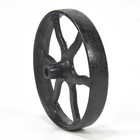 Vintage Industrial Cast Iron Wheel Great For Repurpose On Base For A Stand