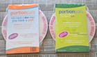 Portionpals Lot  2 Sets Portion Control Weight Loss Cutting Boards Lunch Buddies