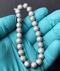 8mm Aletai Iron Meteorite Bracelet Circular 25pieces Bead Meteorite Bracelet