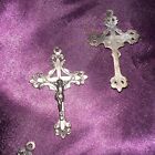 New Rosary Crucifix Part - 2 Inch Bronze Piece Hand Finished - Many Available 