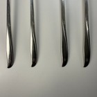 4 Iced Tea Spoons Oneida Community Twin Star Atomic Starburst Mcm Stainless 7 5 