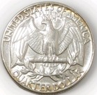  1961 P Washington Silver Quarter 25c Us Coin About Uncirculated Free Post 