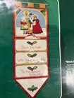 New Bucilla Felt Christmas Card Holder Jeweled 11 5 X 32 Inches Deck The Halls