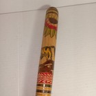 Vintage Wooden Hand Painted Souvenir Bat From Mexico 