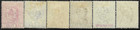 Bahamas  british  1902 Scts  37-42   edward Vii  M vlh Vf-xf Lower Values Of Set