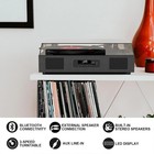 Vintage 3   speed Bluetooth Vinyl Record Player Turntable With Built   in Stereo Spe