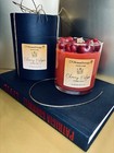 Organic Scented Candle  Cherry Eclipse  Handmade  Eco Soy Wax  Gift Home 