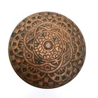 Antique Brass Bronze Door Knob Set  Victorian Or Deco  19th Century  Ornate