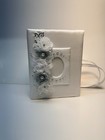 White Satin Wedding Photo Album -holds 100 4x6 Photos - Handmade