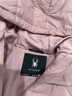 Spyder Women s Pink Hooded Quilted Puffer Jacket Full Zip Short Size S