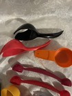10 Pc Tupperware Lot Utensil Gadget Strainer  Funnel Scraper And More 