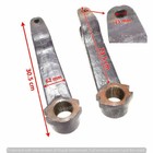 Oem 713287m1 Hydraulic Lift Side Arm 37 Spline Fits Massey Ferguson 1035 1035 Di