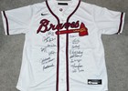 1995 Atlanta Braves 95 Ws Champs Team Signed Jersey 16 Autos Maddux Jsa Coa W926