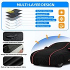 6 Layer Car Cover Custom For Dodge Charger Challenger Peva Cotton All Weather