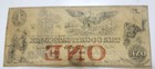 1850 The Cochituate Bank  1 Dollar Boston Obsolete Bank Note Pre Civil War Usa
