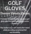 Kirkland Signature Golf Gloves Premium Cabretta Leather  4 Pack
