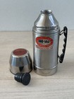 Vintage Uno-vac Unbreakable Stainless Steel Vacuum Bottle Thermos 1 Qt Excellent