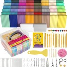 Polymer Clay Kit 50 Colors  Oven Bake Modeling Clay For Kids