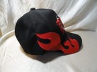 New Firefighter Fireman Cap Hat Black red Unisex Adjustable  First In Last Out