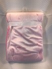 New Hudson Baby Girl Pink White Flower Blanket Plush Sherpa 30x40  Lovey Securit