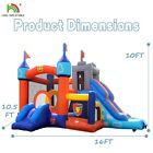 Castle Bounce House With Two Slides W blower Inflatable Bouncer Castle For Kids