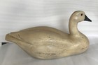 Large White Wood-resin Decoy Goose duck - C P I No  100 - Signed By Cg