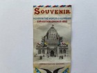 1893 Chicago Worlds Fair Columbian Exposition Souvenir Ribbon Antique Flag