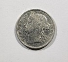 1872-h Straits Settlements 10 Cent Choice Xf   Au Km  11