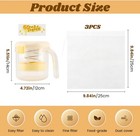 Greek Yogurt Strainer W  Lid Reusable Yogurt Filter W  Ultra Fine Mesh To Makes