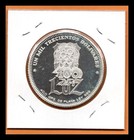 Venezuela Coin 1300 Bolivares 1991 Zulia University Luz Silver  999 40 0gr 40mm