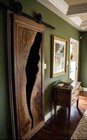 Black River Epoxy Barn Door  Living   Bedroom Wall Door Decor  Black Friday Sale