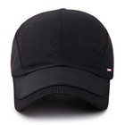 Summer Men Women Breathable Mesh Hat Adjustable Quick Dry Visor Baseball Cap