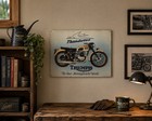 Triumph Thunderbird  the Best Motorcycle In The World  Metal Sign Vintage