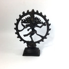 Vintage Indian Hindu Bronze Statue Sculpture Nataraja Dancing Shiva 6 5   H