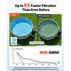 Uimoso 16-inch Sand Filter Pump With Timer  1hp  4400 Gph For Above-ground Pools